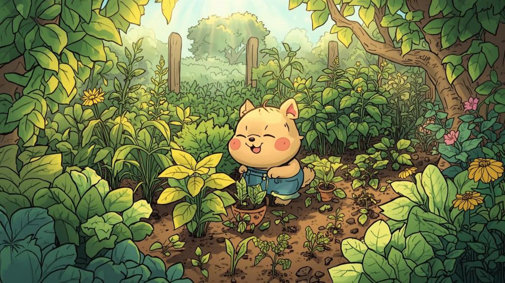 Kylähullu näyttää oudolta